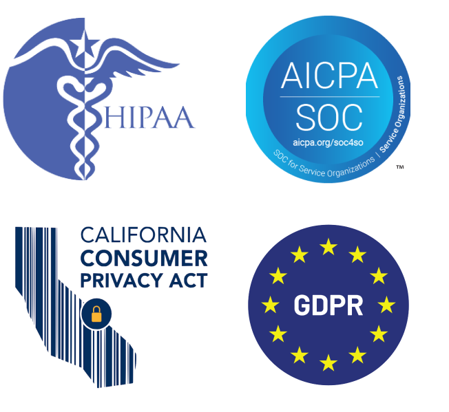 privacy and compliance logos