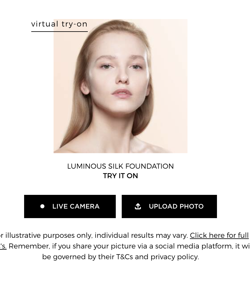 After getting a result, customers are given a choice whether to try it on virtually or request a sample. 