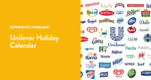 Zero-Party Data Highlight: Unilever Holiday Calendar