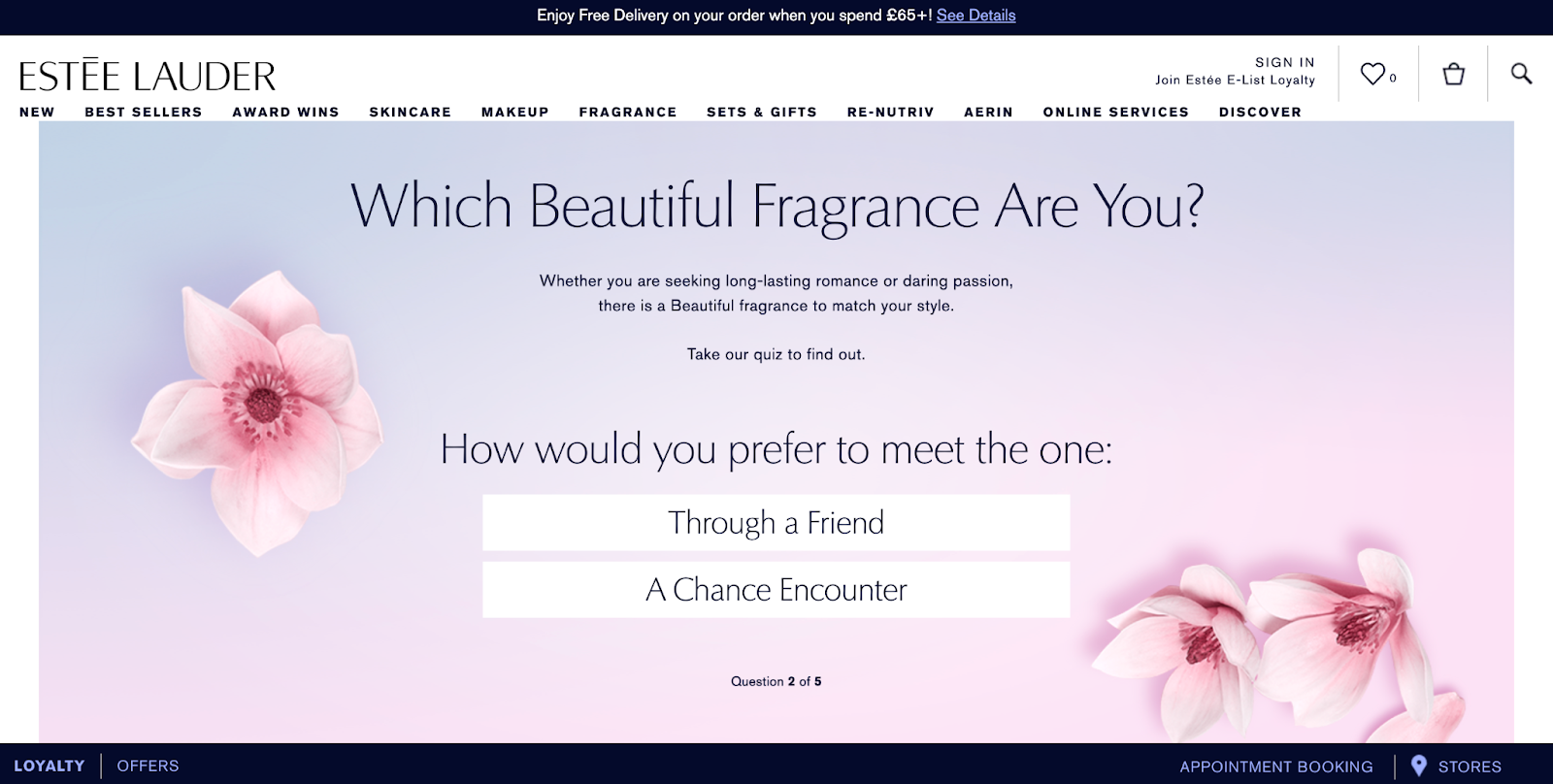 Estee Lauder Beautiful Fragrances: Zero-Party Data Collection