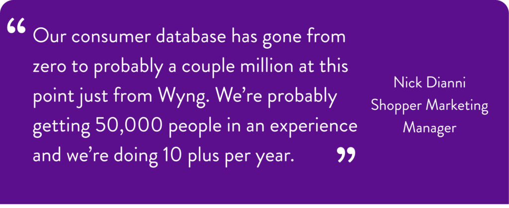 Novamex drives millions of opt-ins with Wyng experiences
