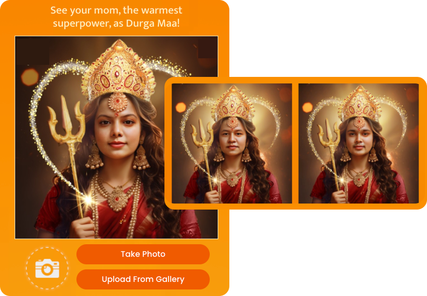 Example of AI generated images for a marketing campaign