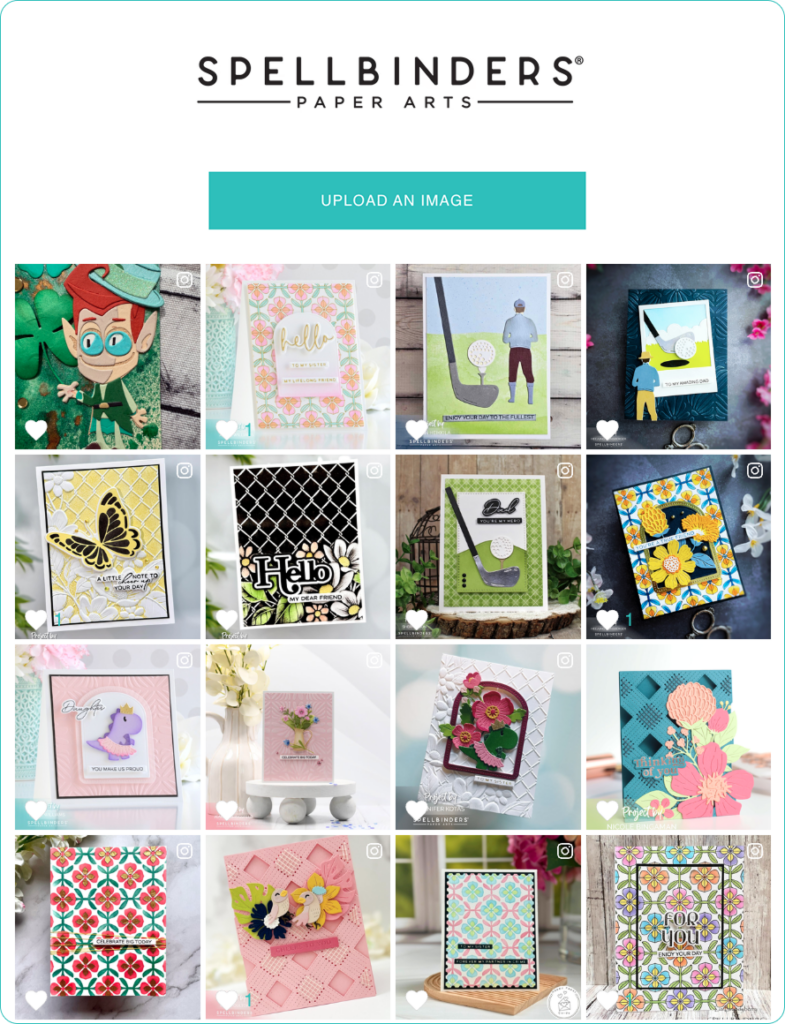 Wyng-powered UGC gallery showing art supplies